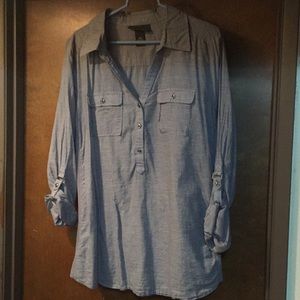 Lane Bryant Size 18/20 Chambray Shirt